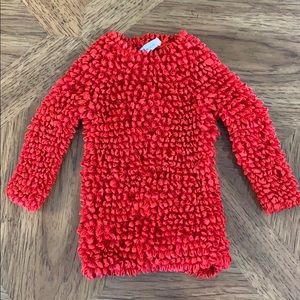 🔴 Women’s red popcorn long sleeve shirt